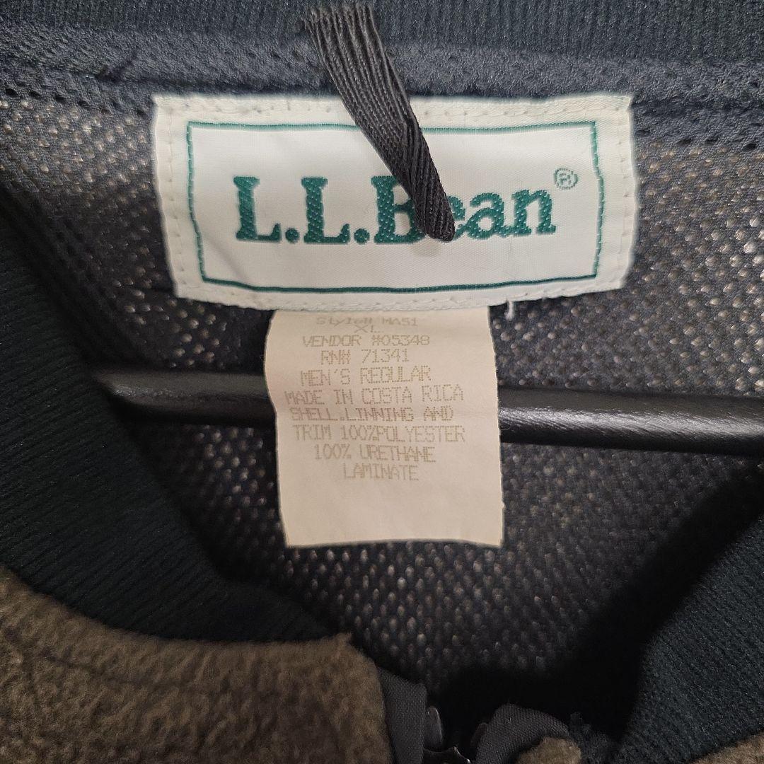 90s コスタリカ製 L.L.Bean 希少 フリース×ナイロン　ハンティング