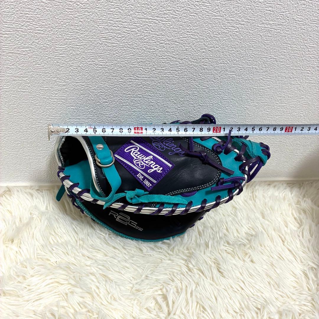 超美品】Rawlings ハイパーテック 軟式 キャッチャーミット 希少カラー