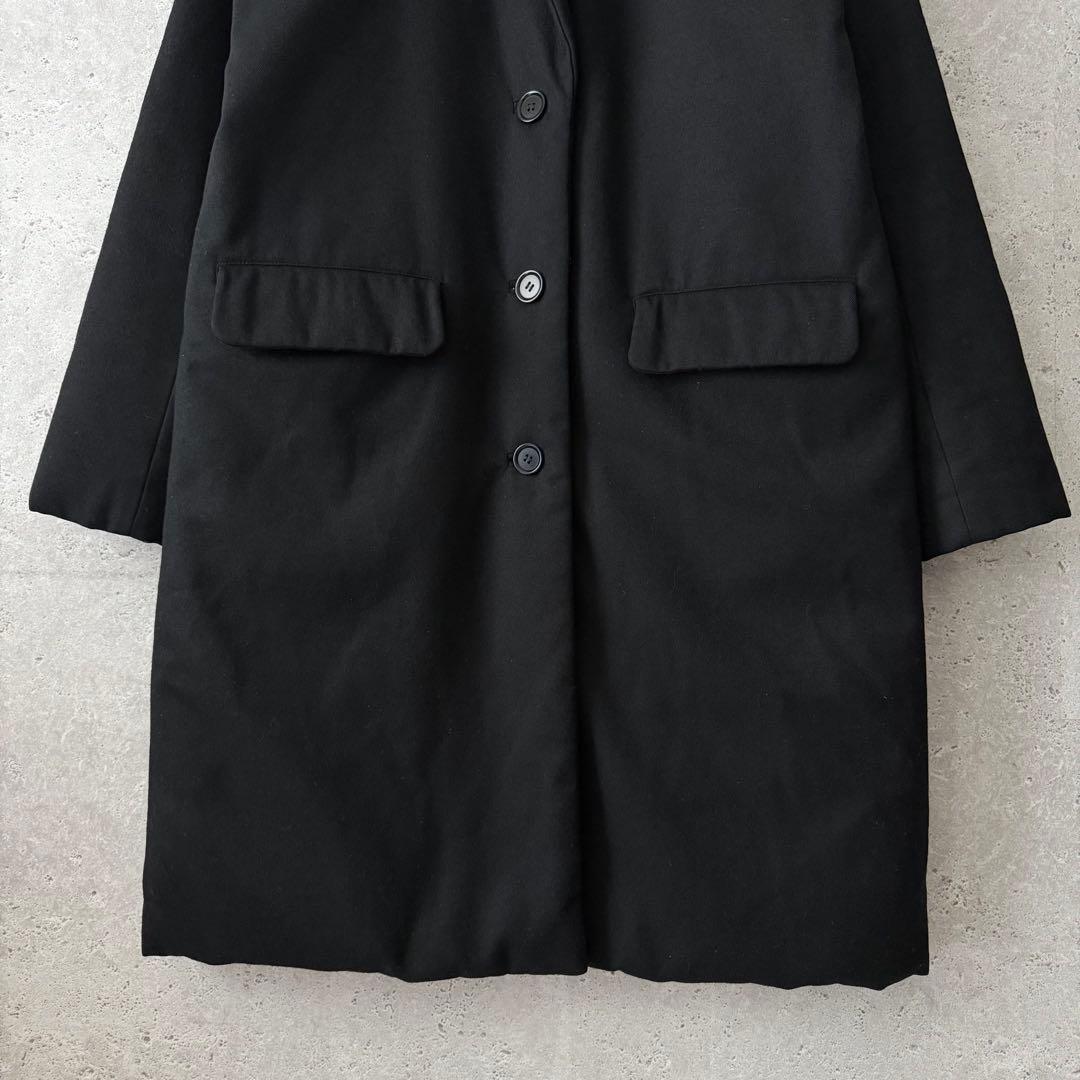 Theory luxe メルトンウール ダウン チェスターコート 38 ブラック