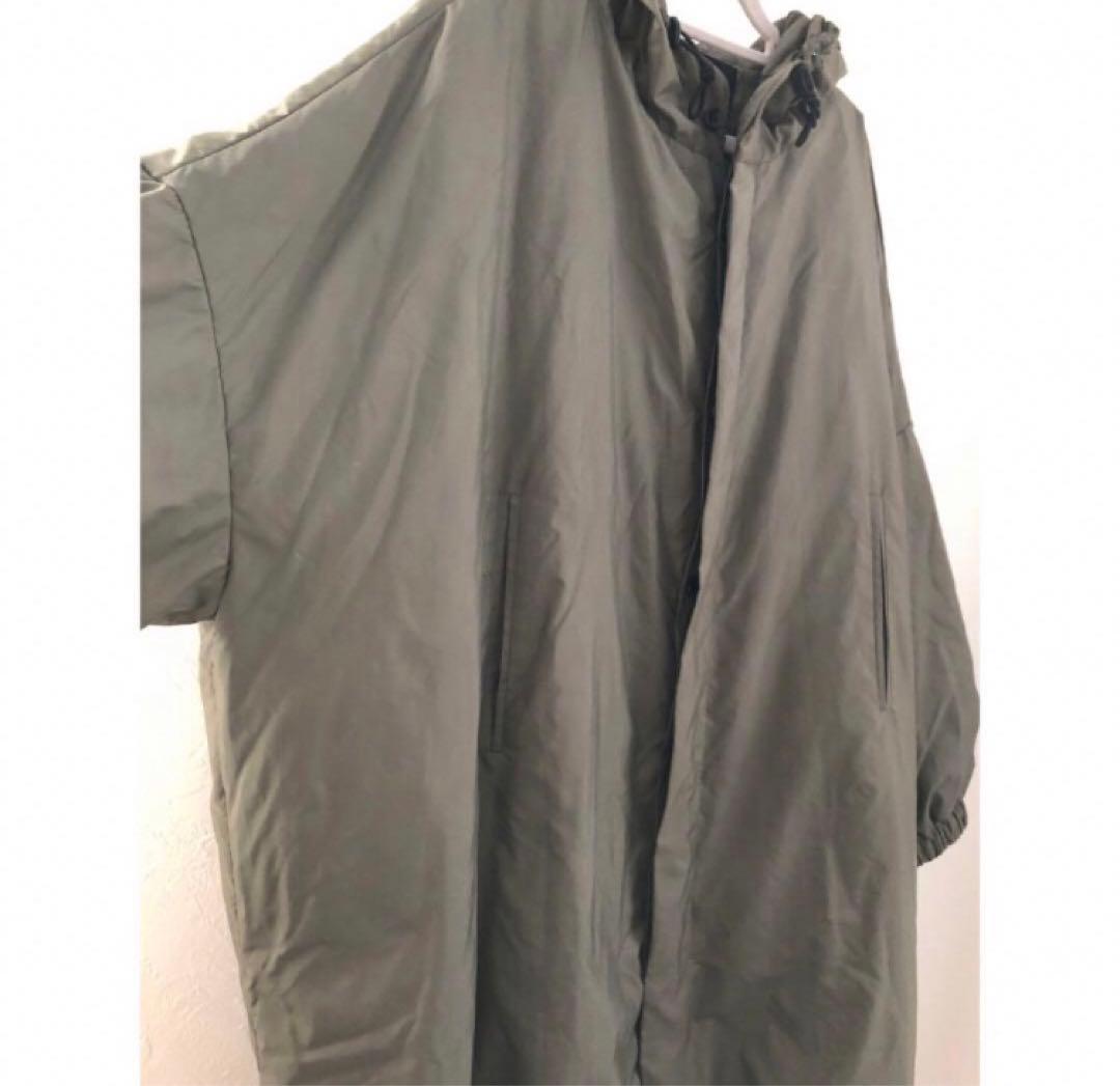 本日限定値下げmizuiroind ミズイロインド フードダウンコート カーキ