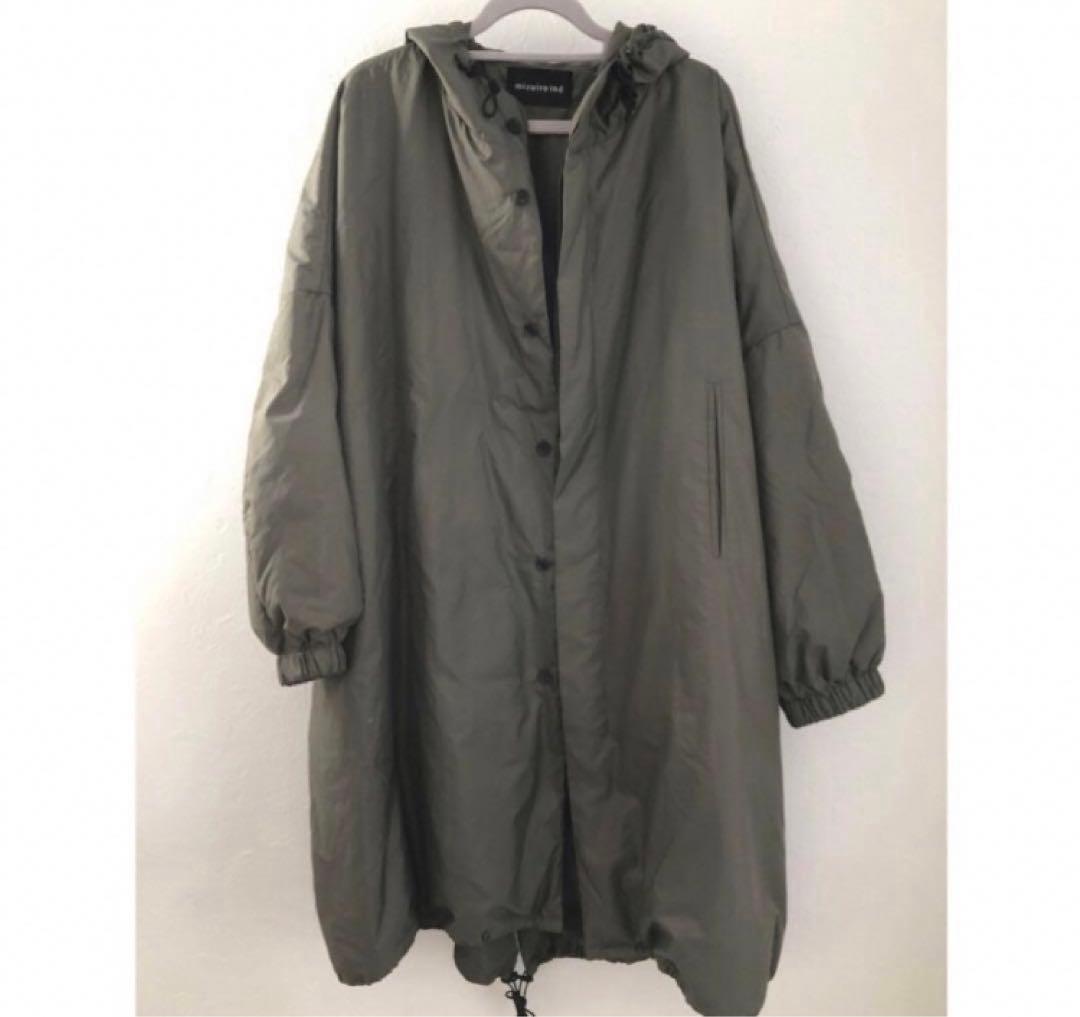 本日限定値下げmizuiroind ミズイロインド フードダウンコート カーキ