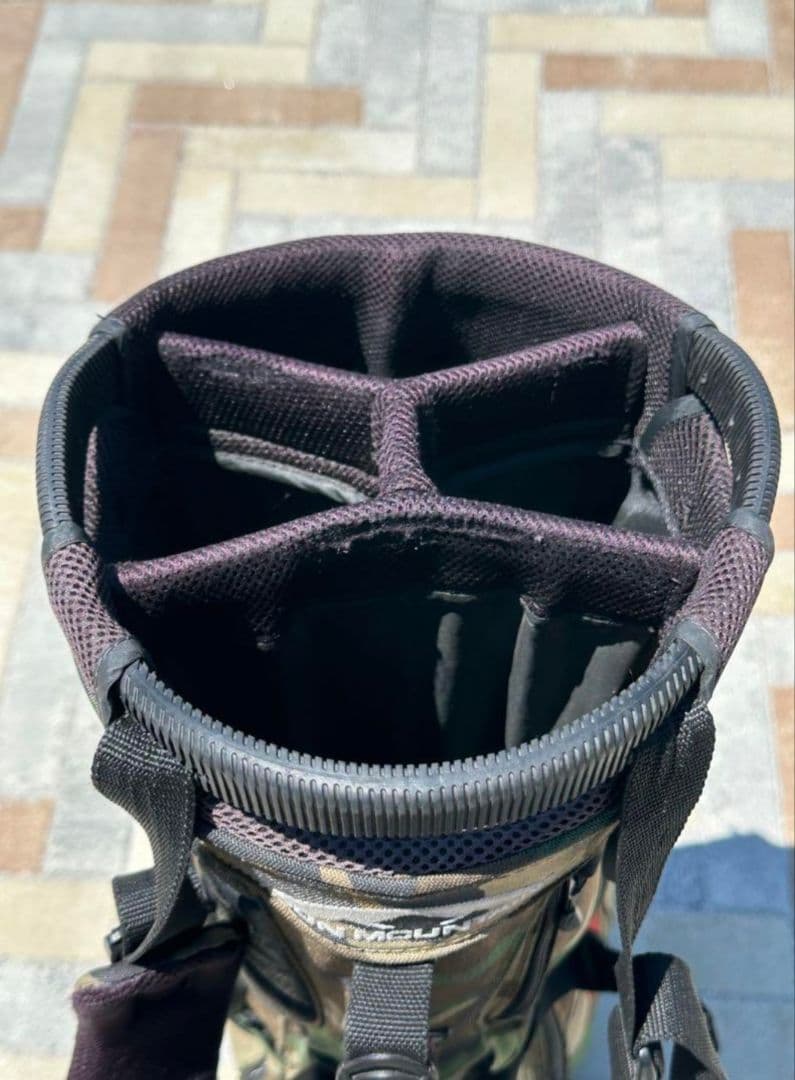 夏に映える迷彩 希少 BEAMSGOLF&BRIEFINGコラボ キャディバッグ