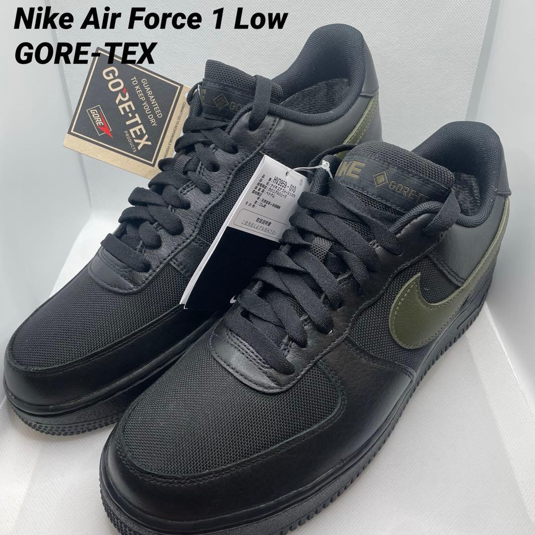ナイキ エアフォース ゴアテックス ブラック カーゴカーキ グリーン 黒
