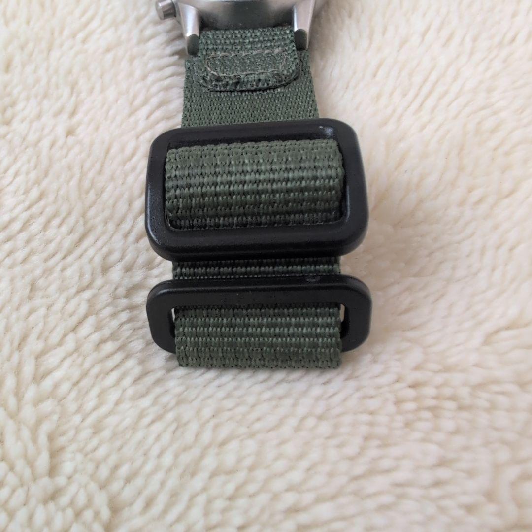 s*u様 ウェンガー 7082X 青島モデル 踊る グリーン 腕時計【電池交換済