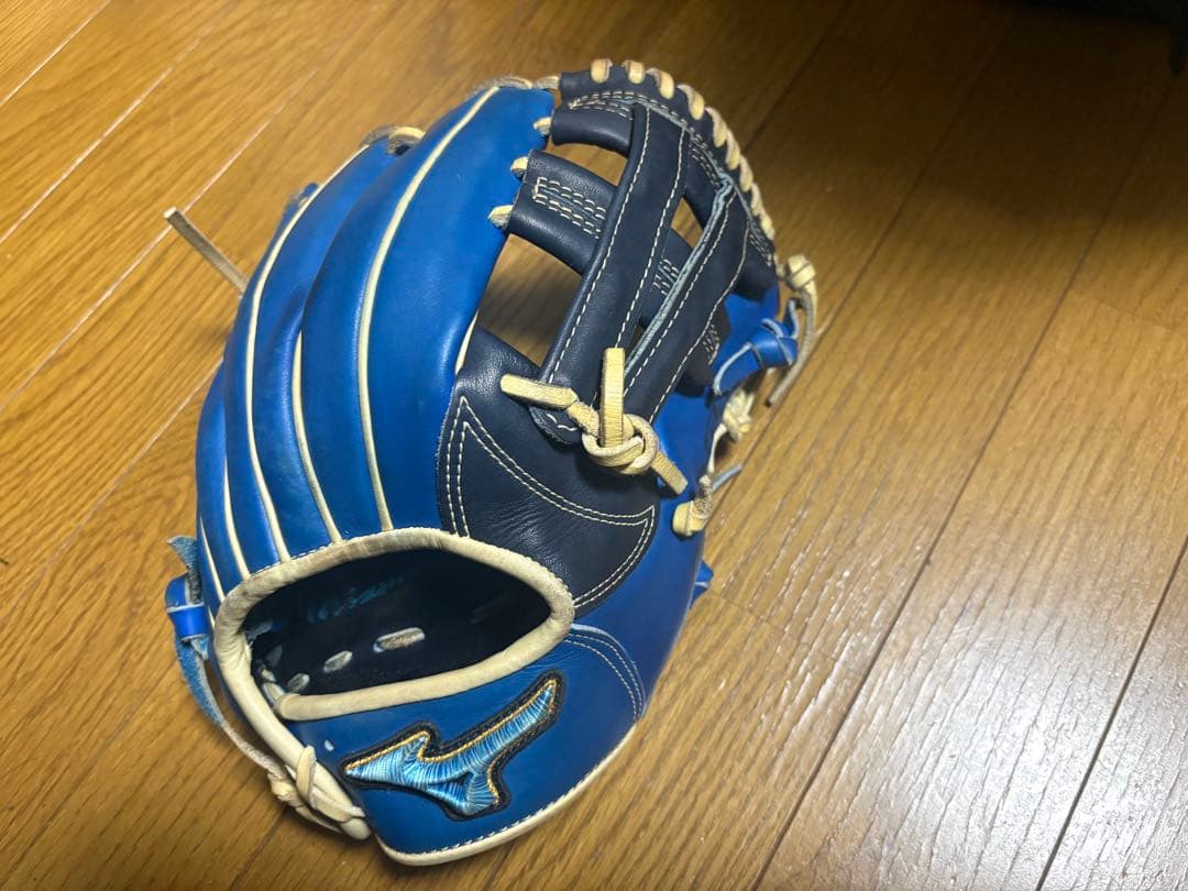 ミズノプロ　軟式　内野　グローブ　ダイバーシティブルー ミズノミズノプロ ダイバーシティブルー 内野手用 | 中古野球用品販売