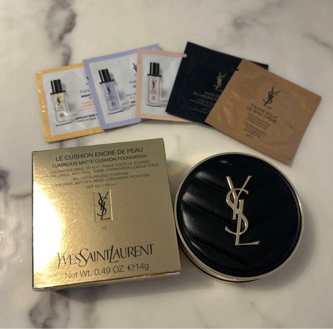【新品 おまけ付き】 YSL 10 アンクル ド ポー ルクションN 14g アンクル ド ポー ルクッションN / イヴ・サンローラン(クッション
