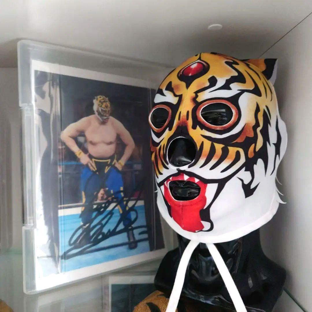 オマケ付)YN製 初代タイガーマスクデビュー戦プロレスマスク