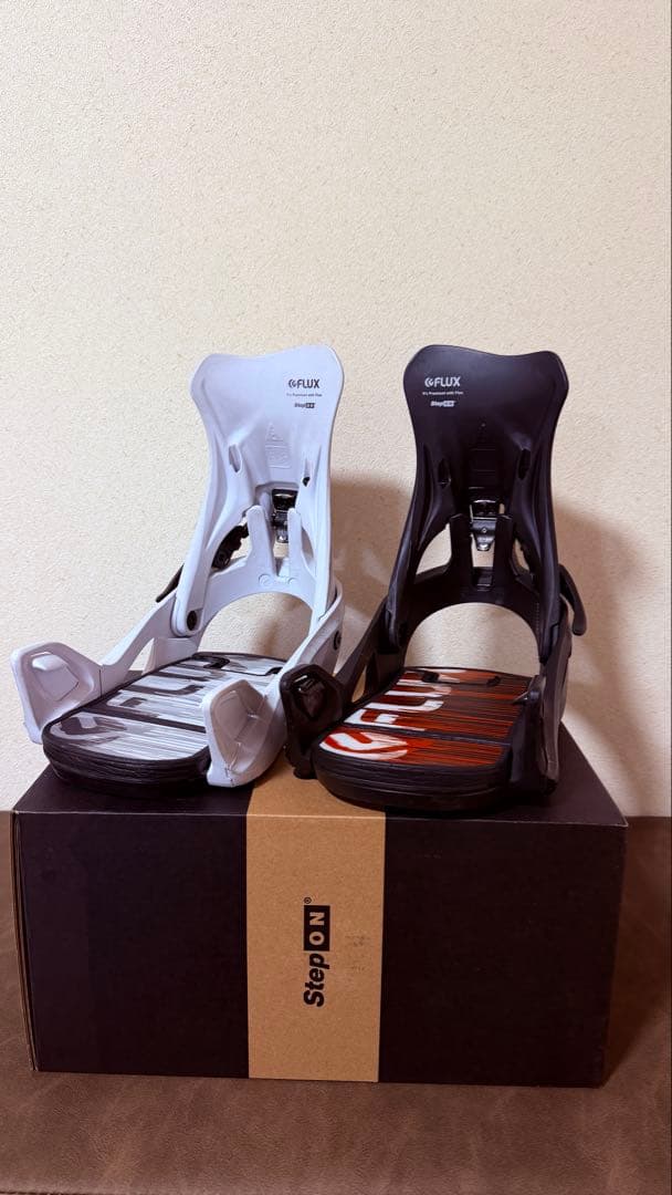 FLUX Step on ビンディング ホワイト/ブラック Amazon | 23-24 FLUX フラックス STEPON MS WHITE S WHITE | FLUX