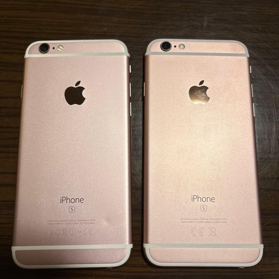 iPhone 6s ピンク ローズゴールド 2台セット - メルカリ