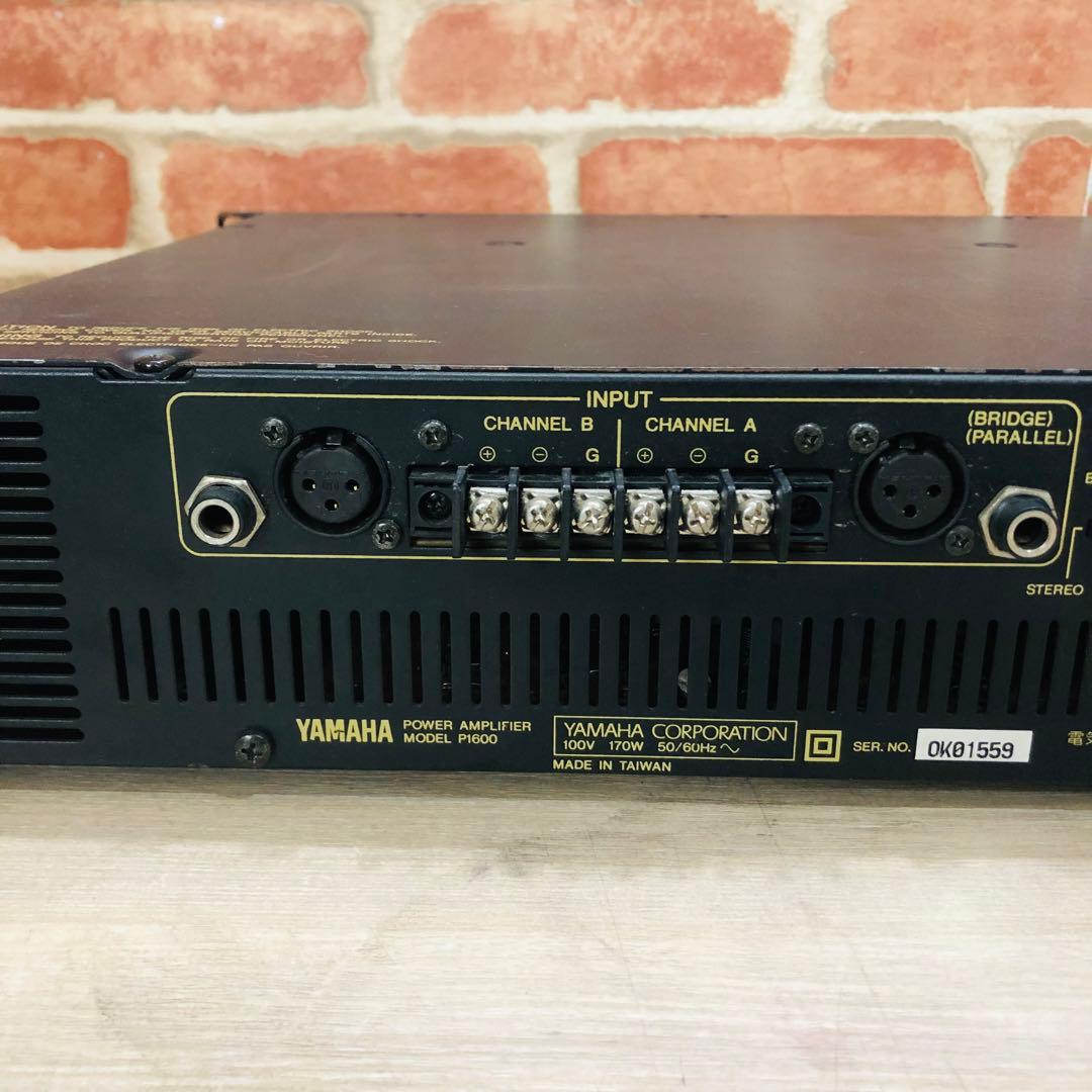 F1028⭐️YAMAHA⭐️ヤマハ パワーアンプ P1600 8Ω 400W - メルカリ
