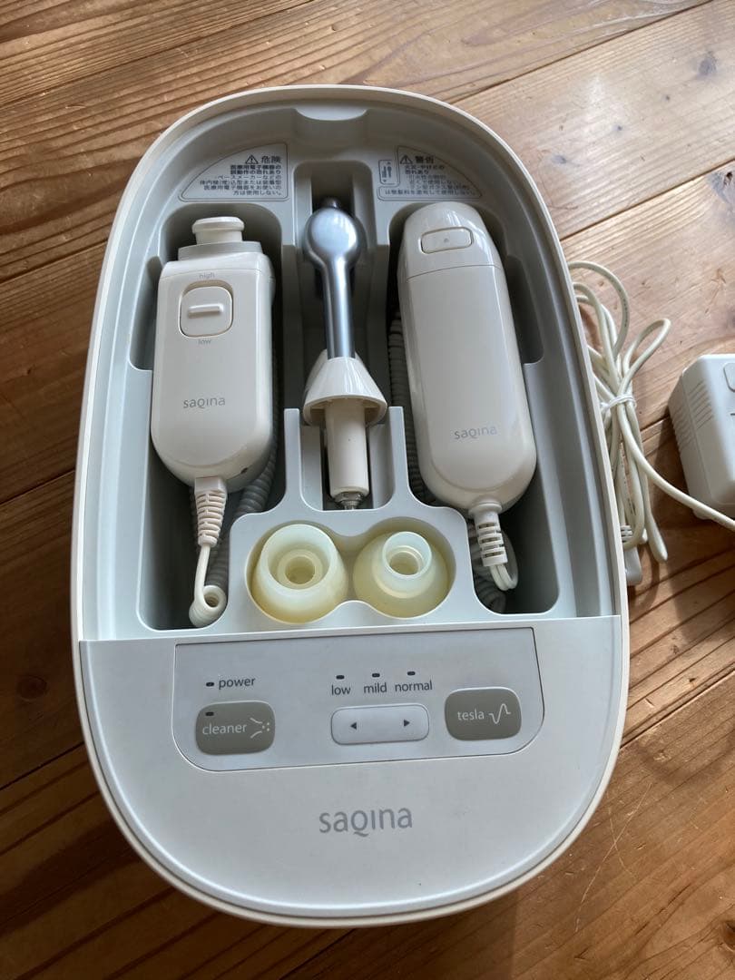 サキナ】ピノ美顔器スチーマー(クシ管付き)