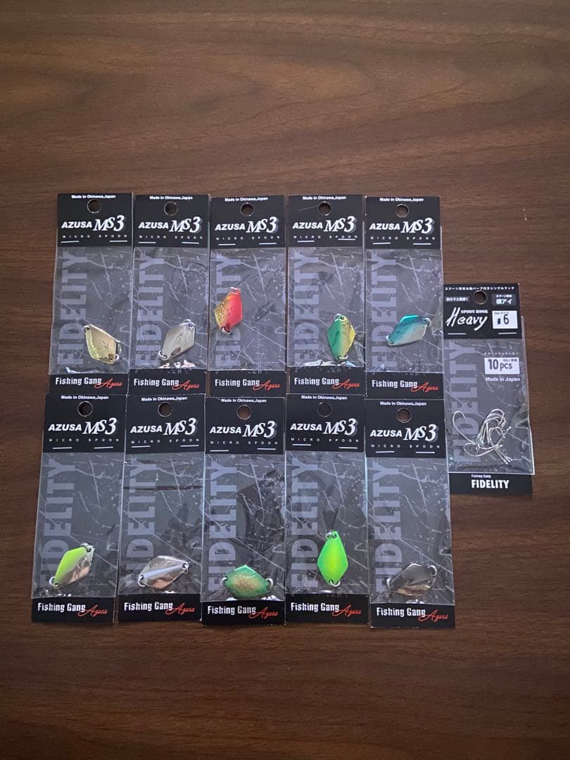 AZUSA MS3 マイクロスプーン 10個セット＋専用hook1パック Azusa MS3 Micro Spoon – サイバータックル【CYBER TACKLE】