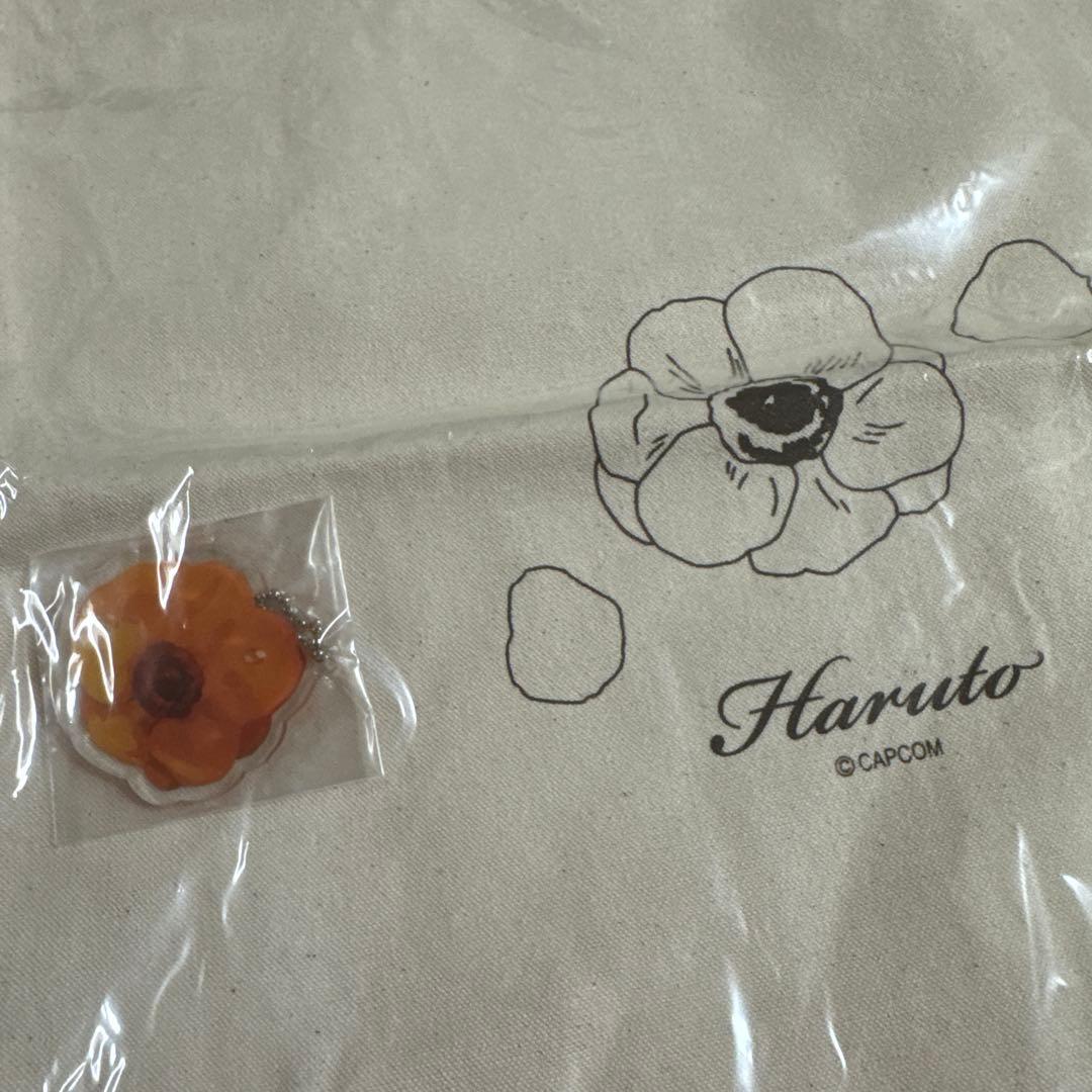 囚われのパルマ トートバッグ アネモネアクリルチャーム付き ハルト