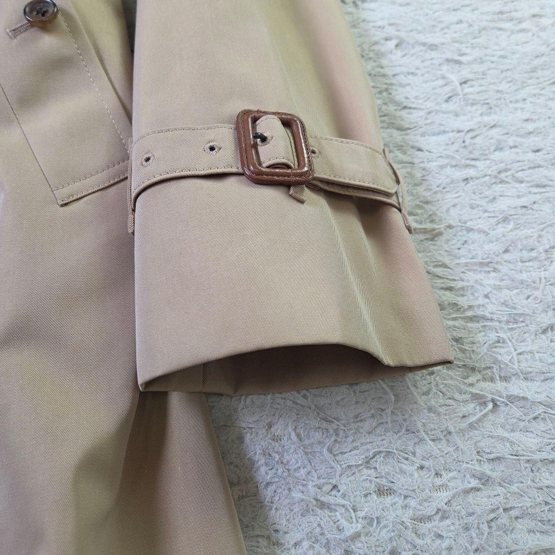 美品 バーバリー トレンチコート ハニーベージュ ノバチェック