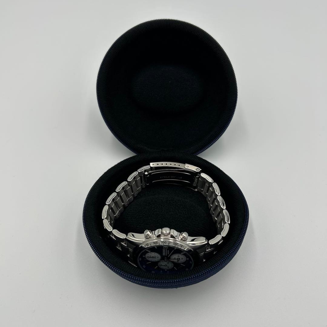 ✨極美品✨SEIKO セイコー ソーラー 7T92-0DW0 クロノグラフ 紺 - メルカリ