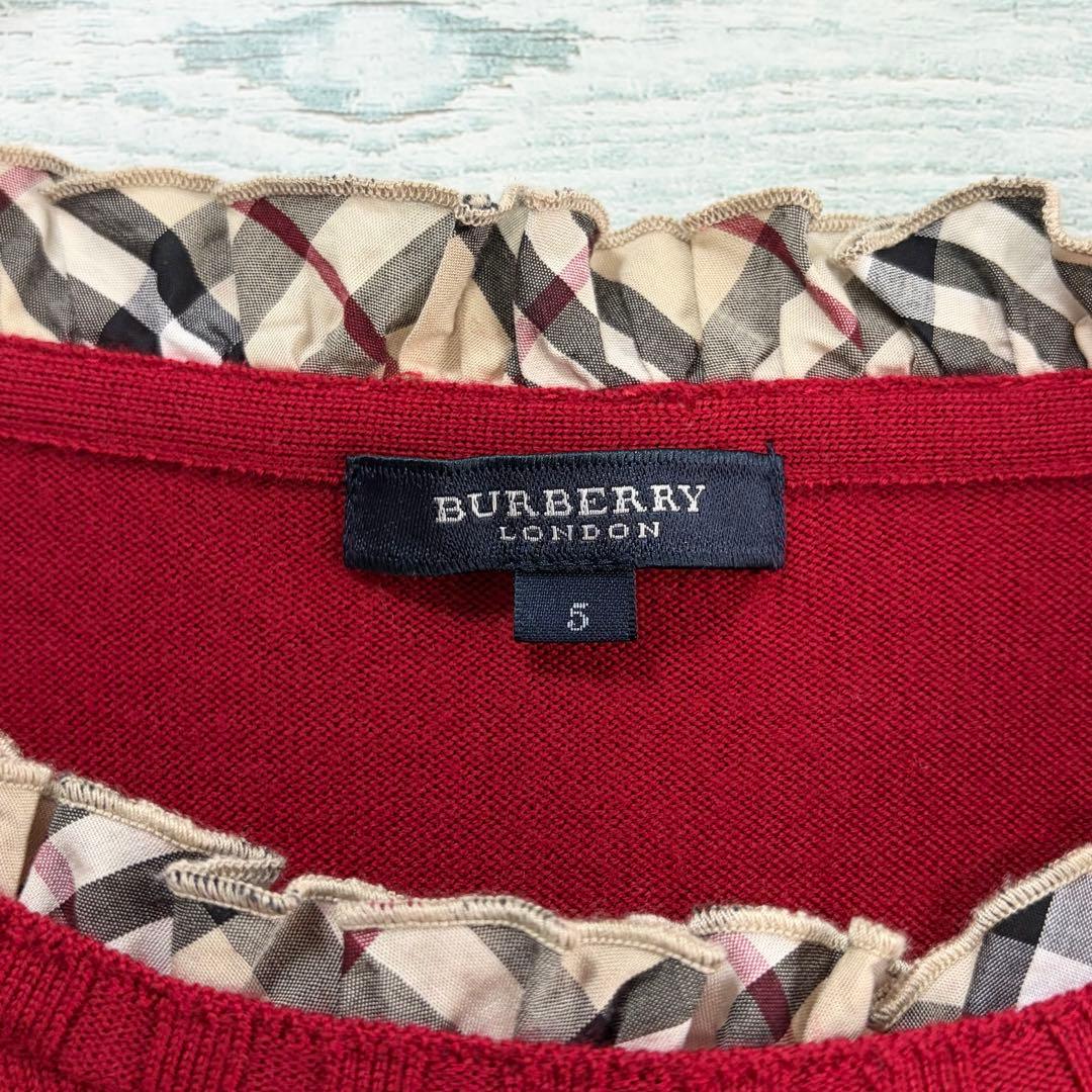☆大きいサイズ・3L☆バーバリーロンドン ニットセーター ノバチェック