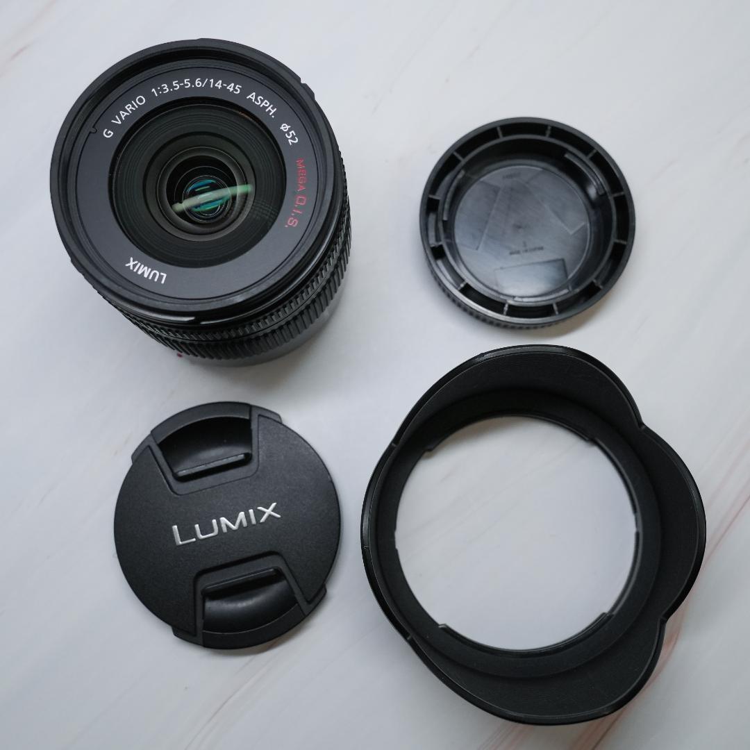 【美品】Lumix 14-45mm F3.5-5.6 OIS 動作完動・純正品付