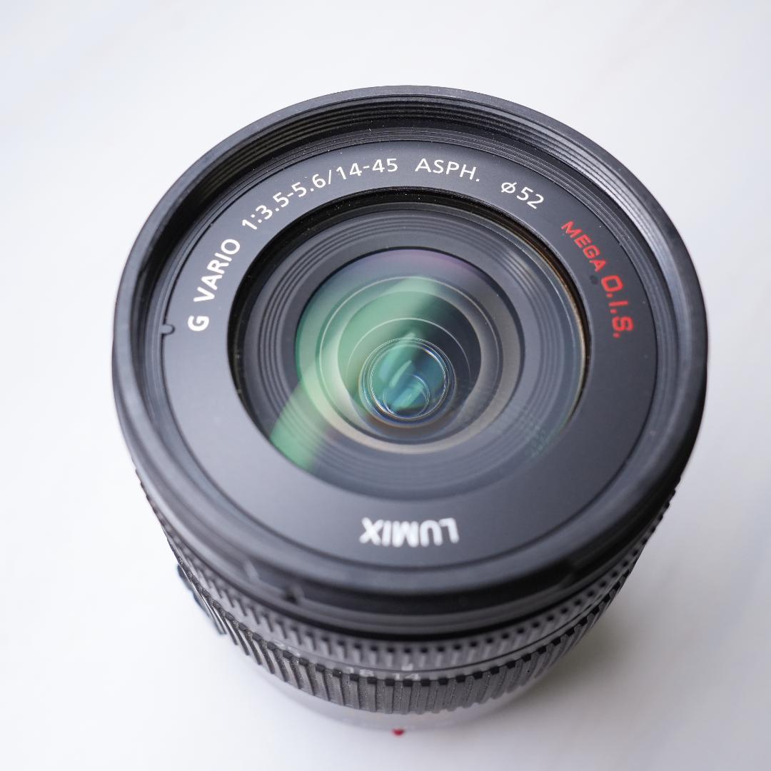 【美品】Lumix 14-45mm F3.5-5.6 OIS 動作完動・純正品付