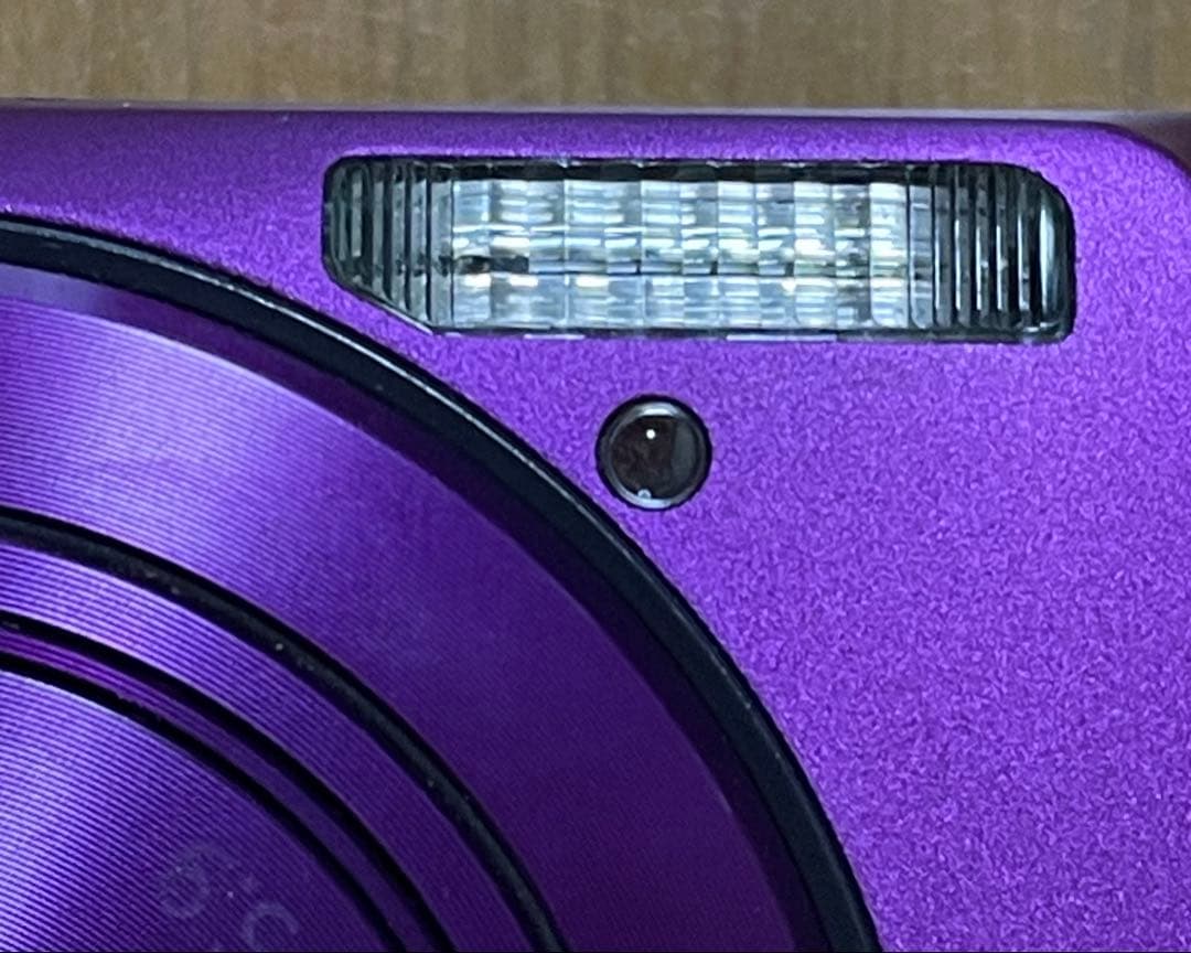 Canon IXY 600F パープル 本体と付属品☆純正ケース長ストラップ付き