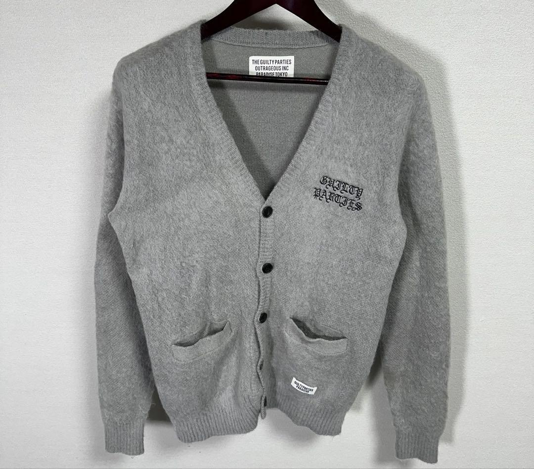 wacko maria モヘア モヘヤカーディガン グレー 楽天市場】【中古】WACKOMARIA | ワコマリア MOHAIR CARDIGAN -TYPE 1