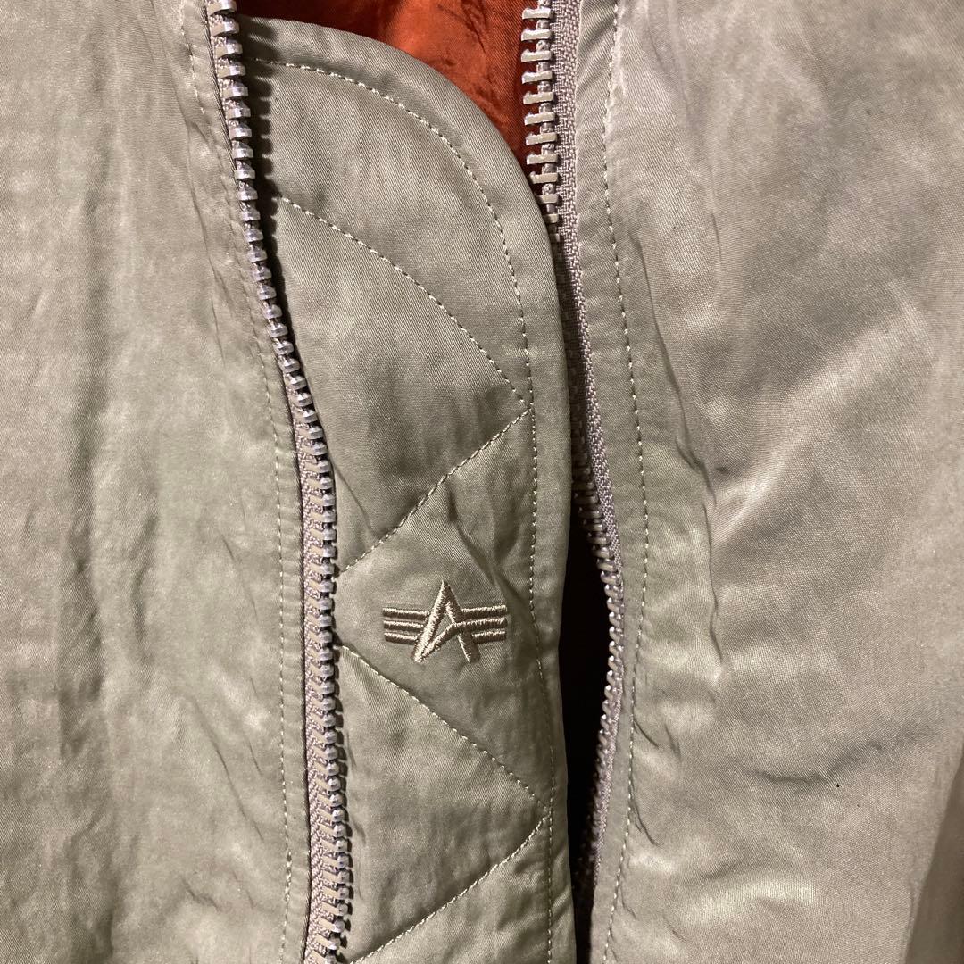 ぽ*ち様 ALPHA アルファ MA-1 フライトジャケット - メルカリ