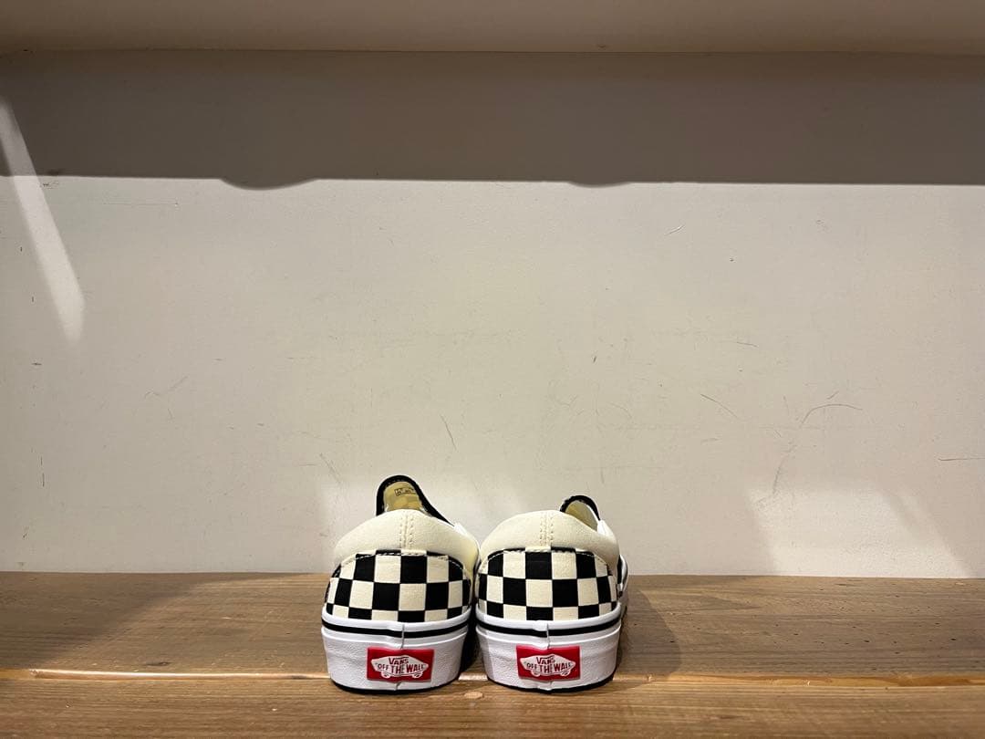 VANS slipon スリッポン チェッカー US正規新品 赤箱 28.5cm