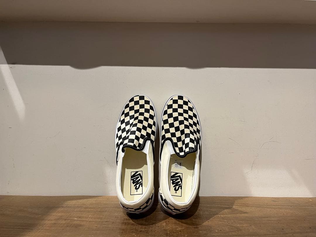 VANS slipon スリッポン チェッカー US正規新品 赤箱 28.5cm