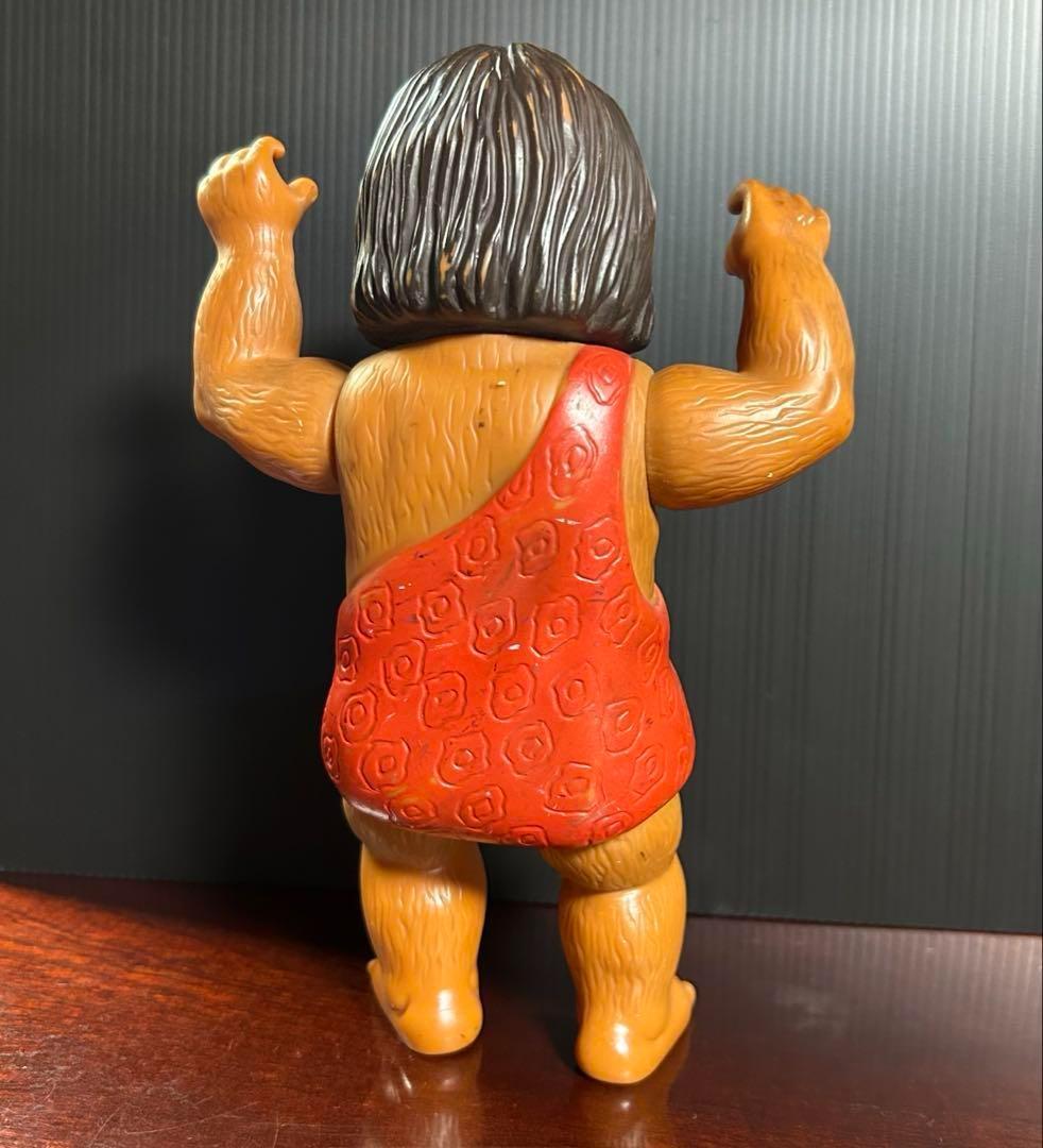 獣人　ゴリラマン　タイガーマスク　ソフビ　当時物　中嶋製作所 　プロレス