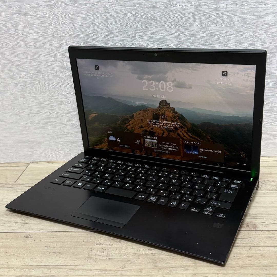 VAIO Pro PG 第10世代i5 Win11 軽量ノートPC Office 第10世代i5 VAIO Pro PG ノートPC office 2021年製 ノートパソコン
