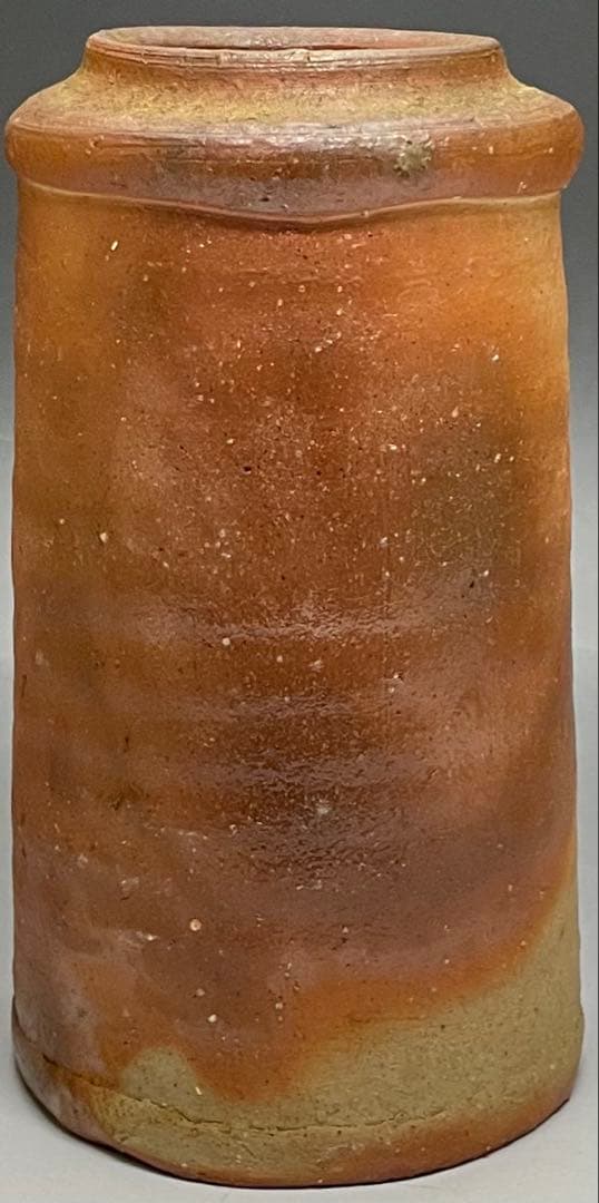 県指定重要無形文化財 山本雄一 備前焼 緋襷 掛花入 f8087 - メルカリ