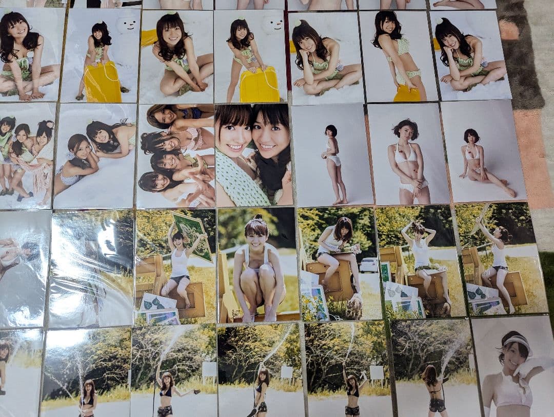 貴重 非売品 美品 オフショット 生写真 無修正 70枚 大島優子②