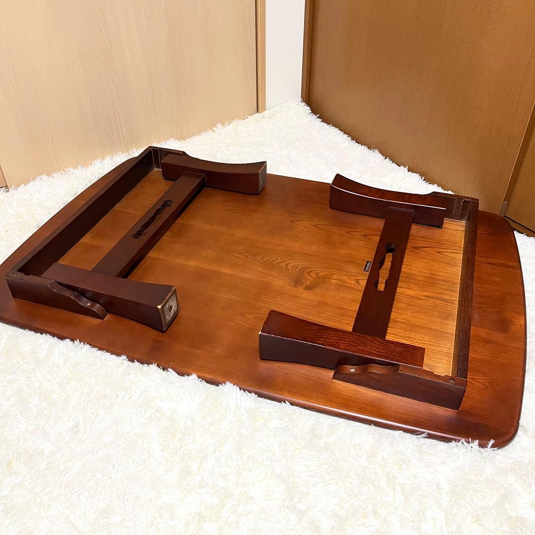 karimoku】カリモク 折り脚座卓 欅 ケヤキ - メルカリ