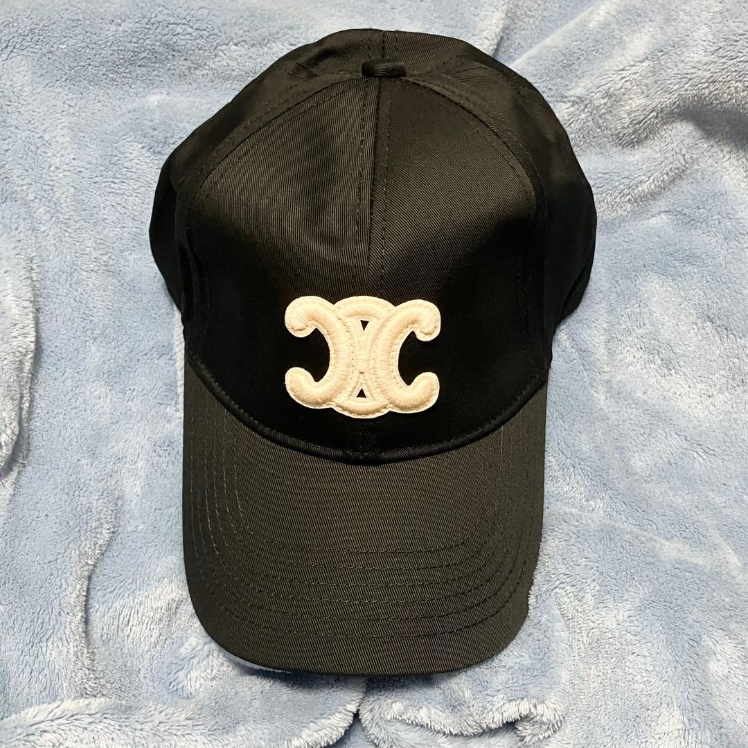 セリーヌ CELINE ベースボールキャップ トリオンフ キャップ ロゴ刺繍