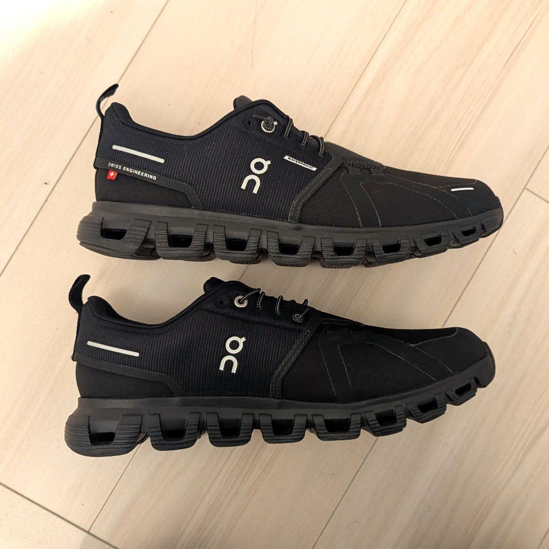on cloud 6 waterproof 26.5cm ブラック スニーカー