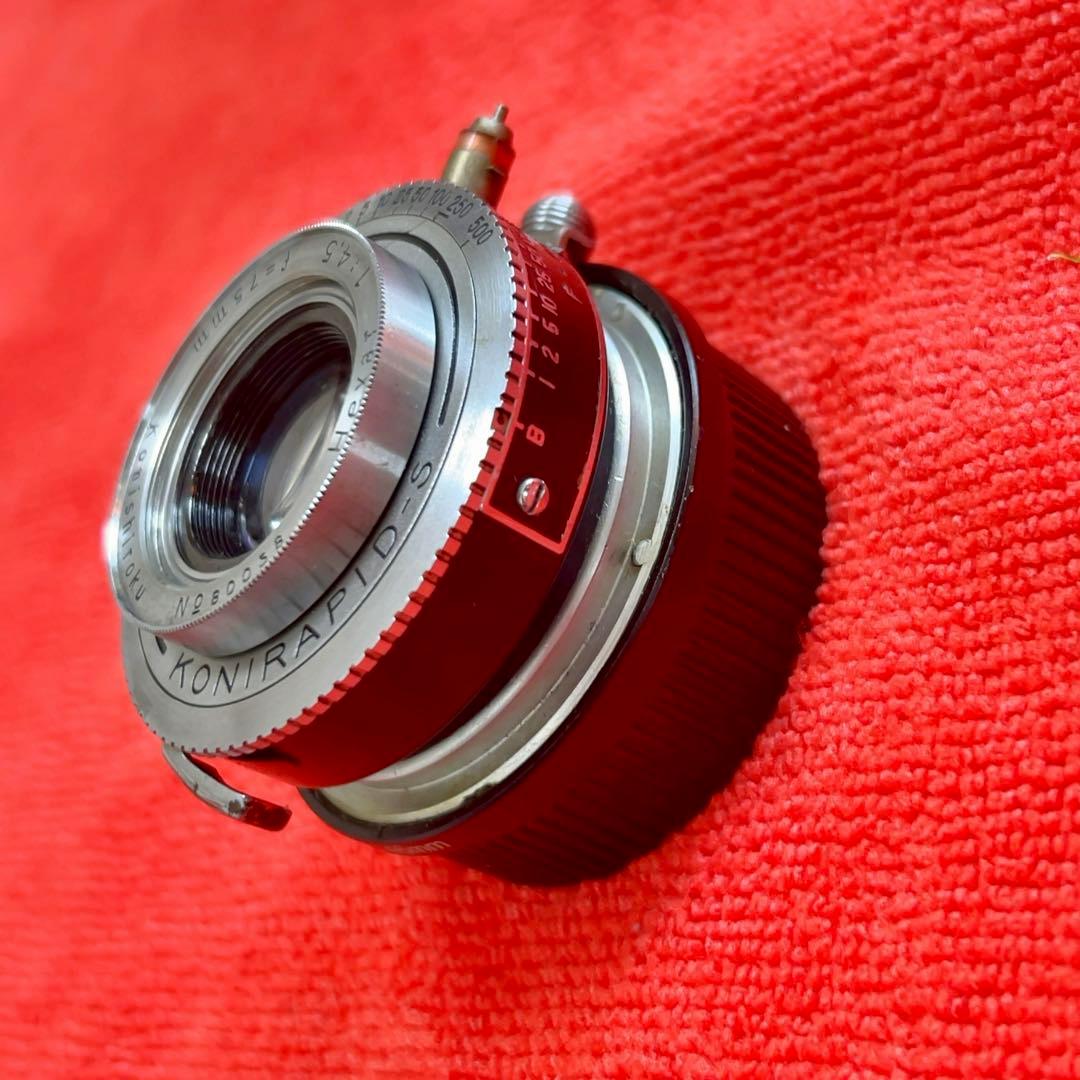 Hexar 75mm F4.5 コニカの優秀中判カメラ 銘レンズ❗️の改造レンズ