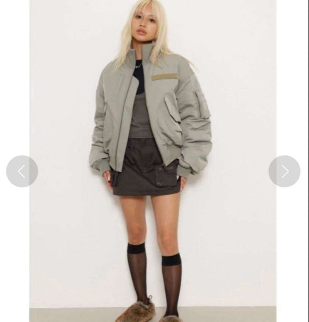 LAGUA GEM BIG POCKET MA-1 R KHAKI - メルカリ