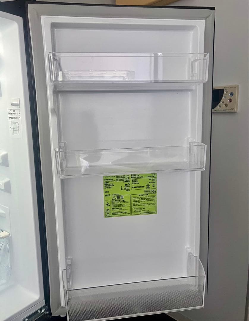 2025年製 ブラック冷蔵冷蔵庫comfee 174L 2ドア 右開き - メルカリ
