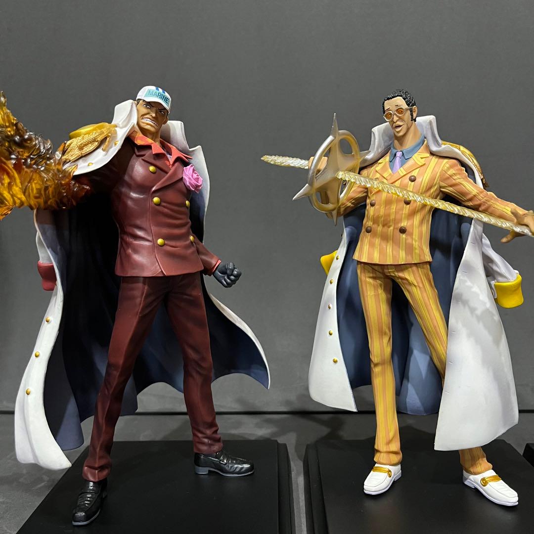 3体セット】ワンピース 一番くじ 海軍大将 赤犬 青キジ 黄猿