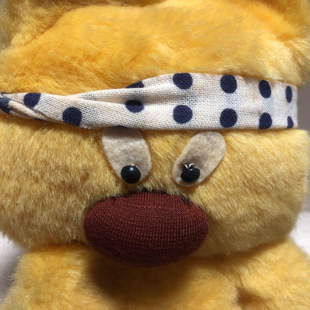 昭和レトロ ヴィンテージ ファンシー キツネ ぬいぐるみ 中古品 ②