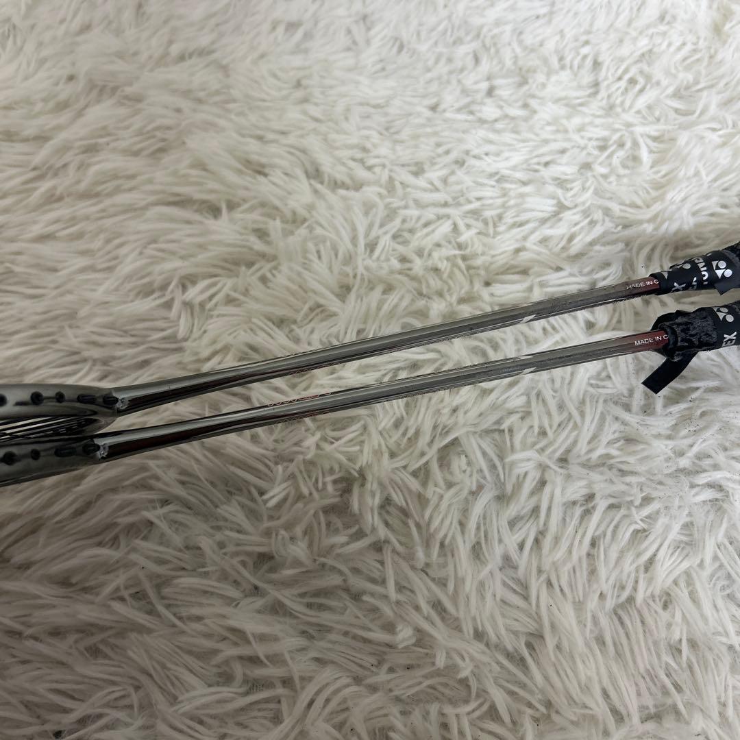 2本セット】MMOA XENEPOWER16 バドミントンラケット シルバー - メルカリ