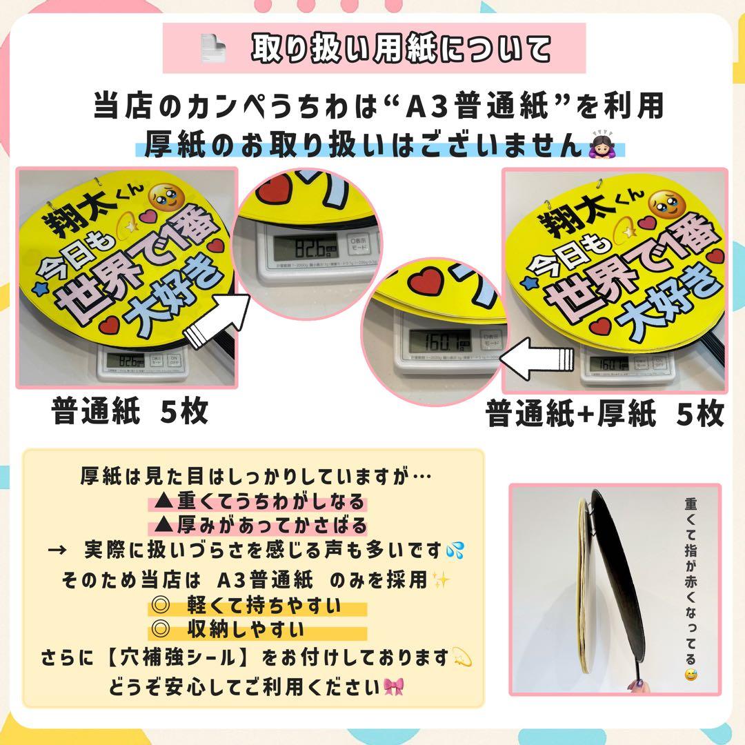 【箱梱包・シール付き】mchan様オーダー カンペうちわ