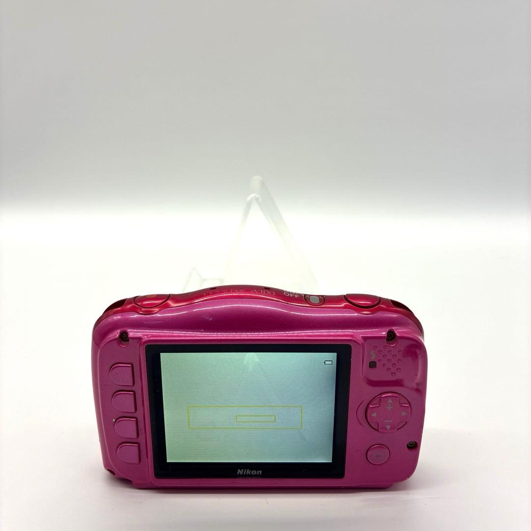 Nikon COOLPIX W100 防水 デジカメ ピンク - メルカリ
