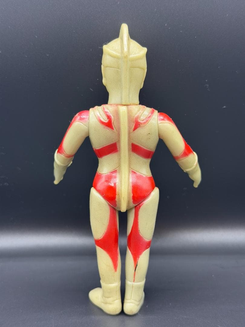 ウルトラマンエース ミドル ソフビ マルサン 当時物　１４cm