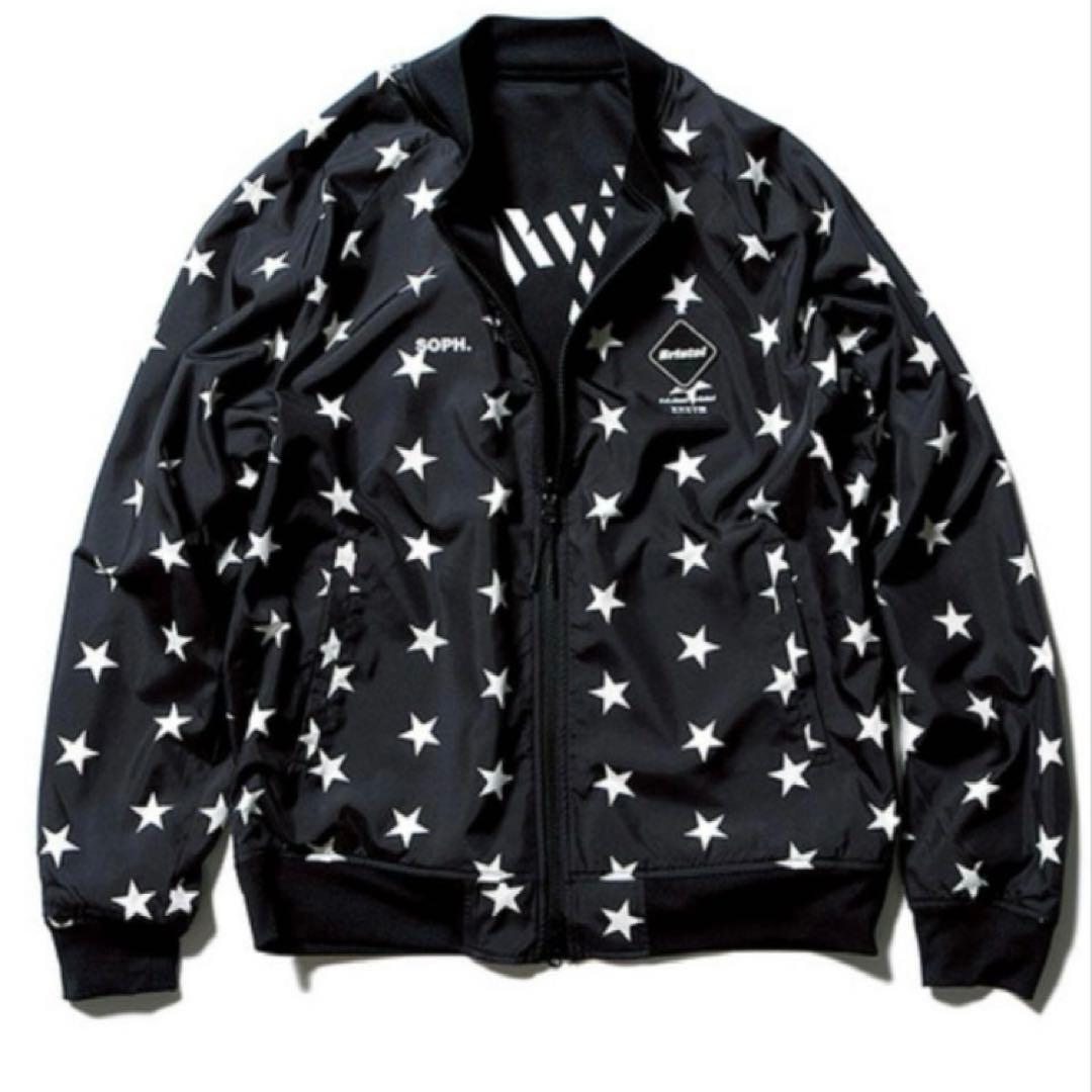 F.C.Real Bristol MA-1 リバーシブル 黒白L