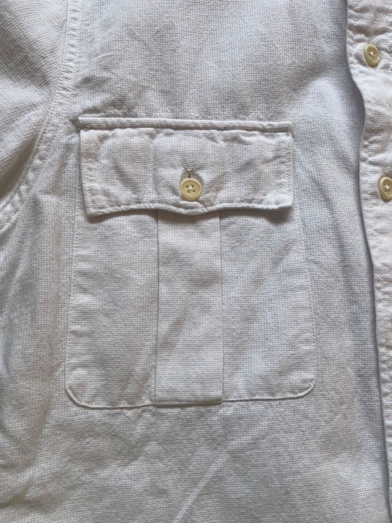 RRLバンドカラーシャツ Sサイズ Ralph Lauren ファッション メンズ