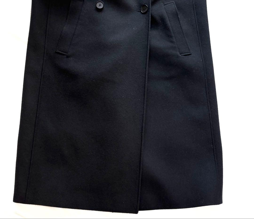 極美品☆セオリーリュクス ダブルブレスト ロングコート チェスター