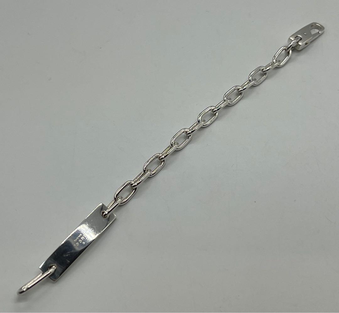 グッチ GUCCI IDプレート オーバルチェーン ブレスレット SV925 - メルカリ