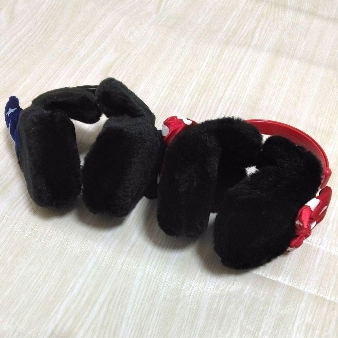 ディズニー ミッキー ミニー イヤーマフ 耳当て ペア ファンタジア 赤