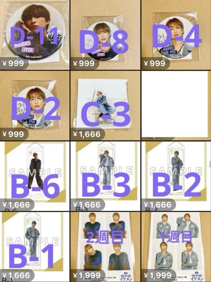 龍宮城　伊藤圭吾　KEIGO イケメンくじ　サイン　アクスタ、缶バッジ、写真