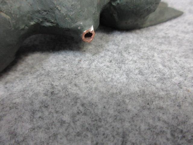 古銅銅製がまがえる置物 [B25868]水を出すことが出来る - メルカリ